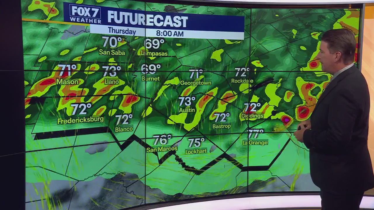 Austin weather: Rain possible Wednesday