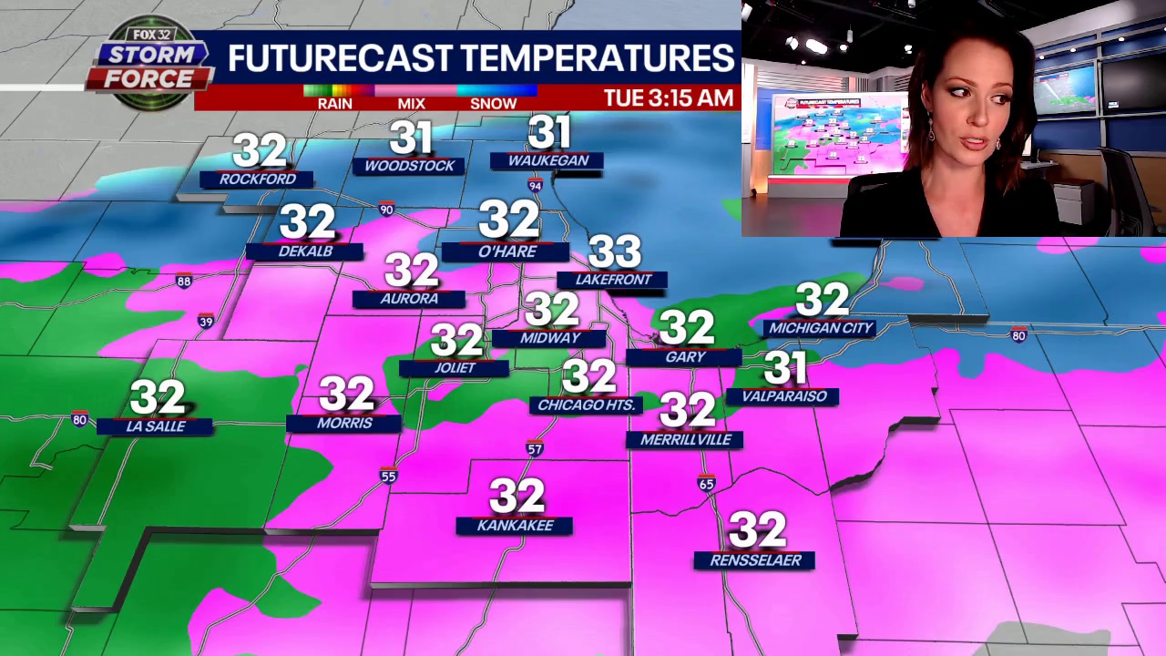 Freezing rain, sleet and snow expected to make mess of morning commute