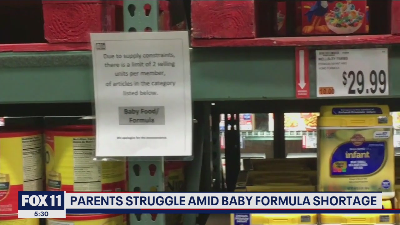 Parents struggle amid baby formula shortage