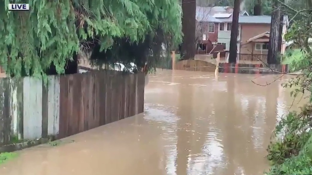 Santa Cruz's Felton Grove flooding in torrential storm
