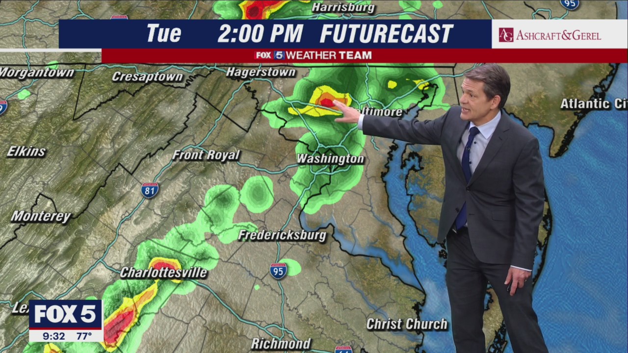 FOX 5 Weather forecast for Tuesday, July 5