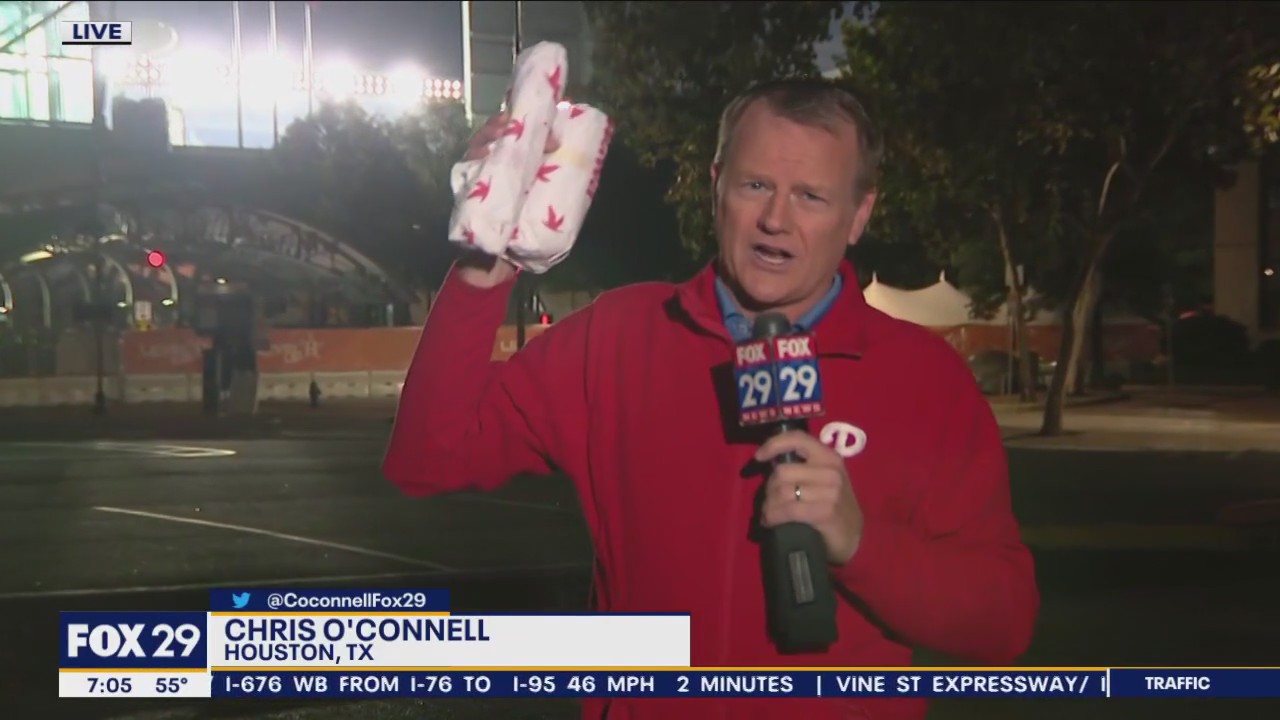 Phillies arrive in Houston ahead of World Series Game 1