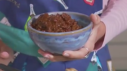 Making chili and talking about Austin Empty Bowl Project