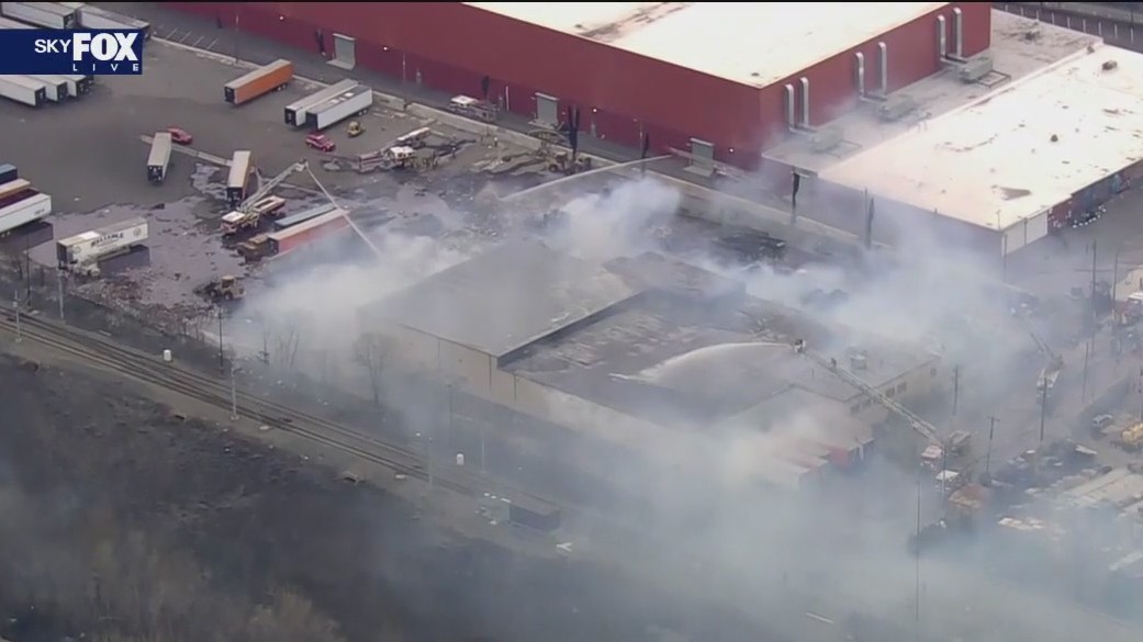 Fire at NJ recycling plant