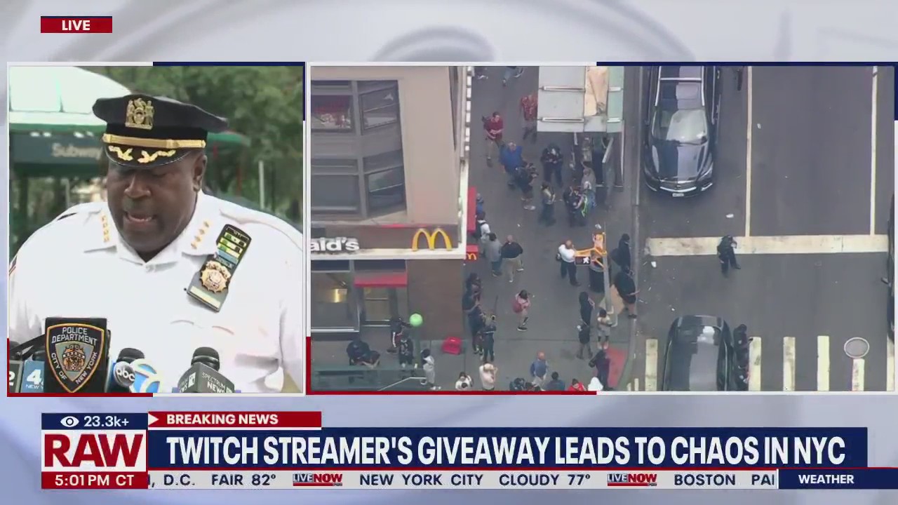 Kai Cenat riot: Chaos in New York City