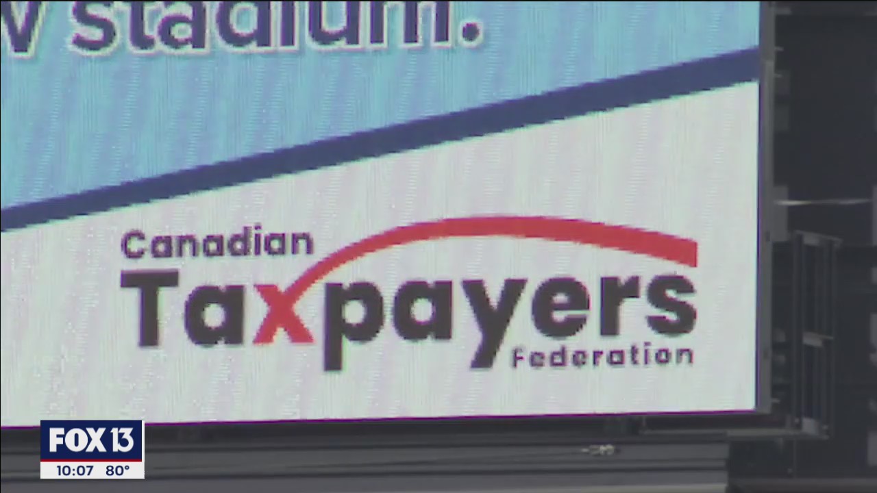Canadian taxpayers will not pay for new Rays stadium, billboard says