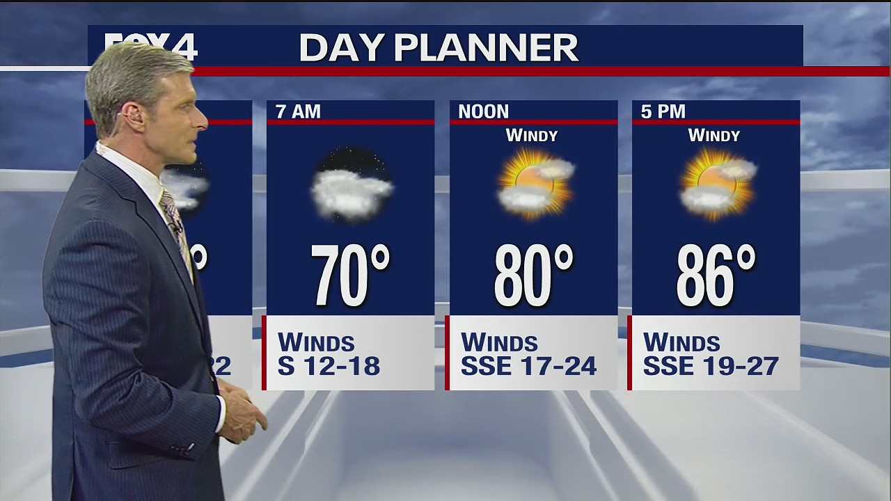 April 21 evening forecast