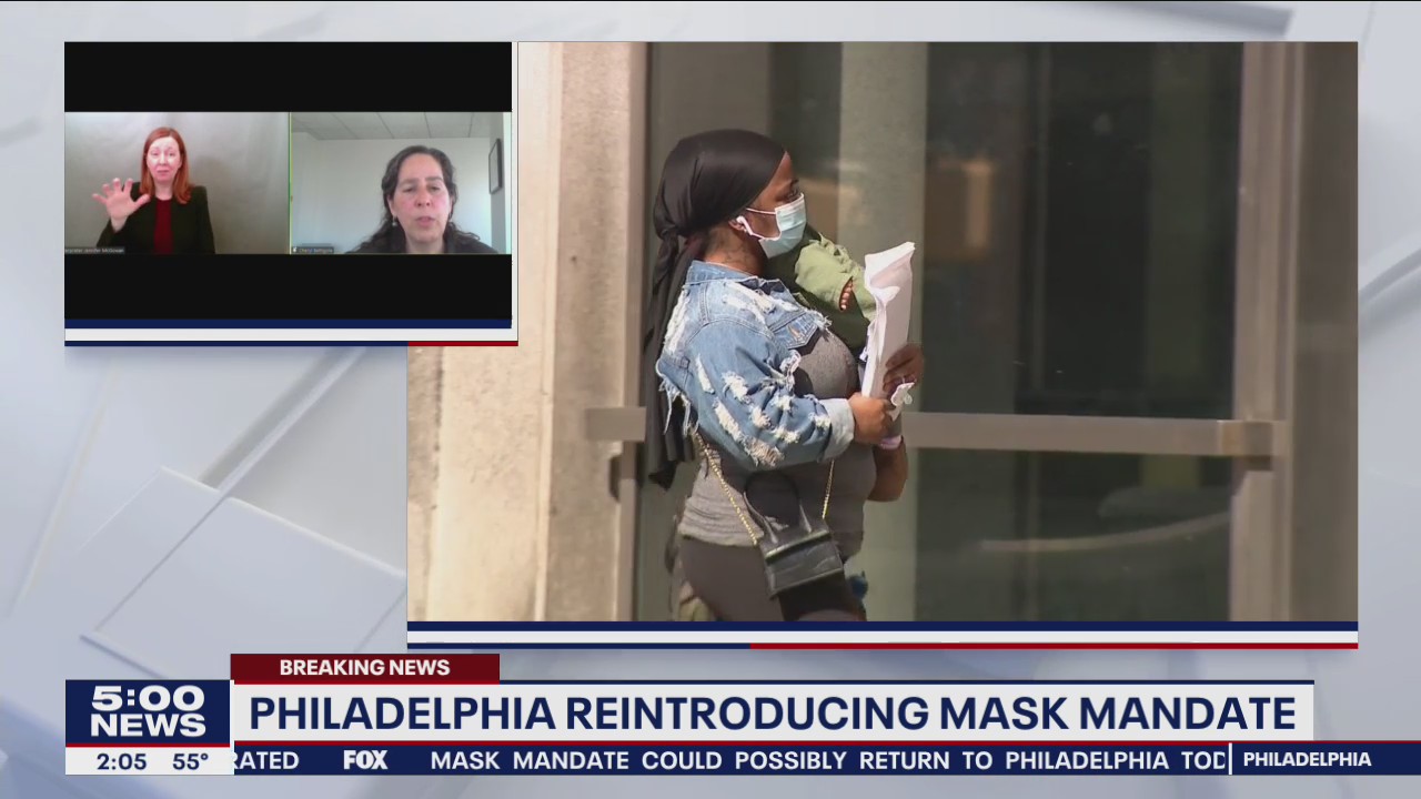 Philadelphia to reinstate indoor mask mandate amid rising COVID-19 case counts