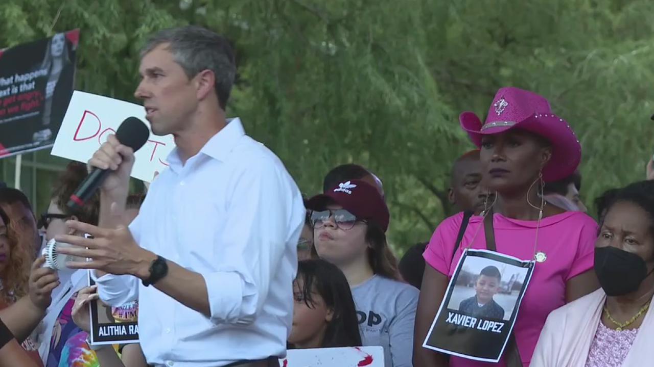 Protestors, politicians gather in Houston near NRA convention to call for gun reform