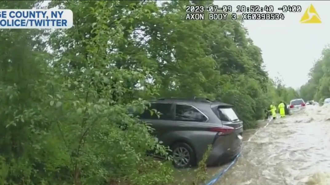 Woman killed in New York flash flooding as heavy rainfall pummels the Northeast