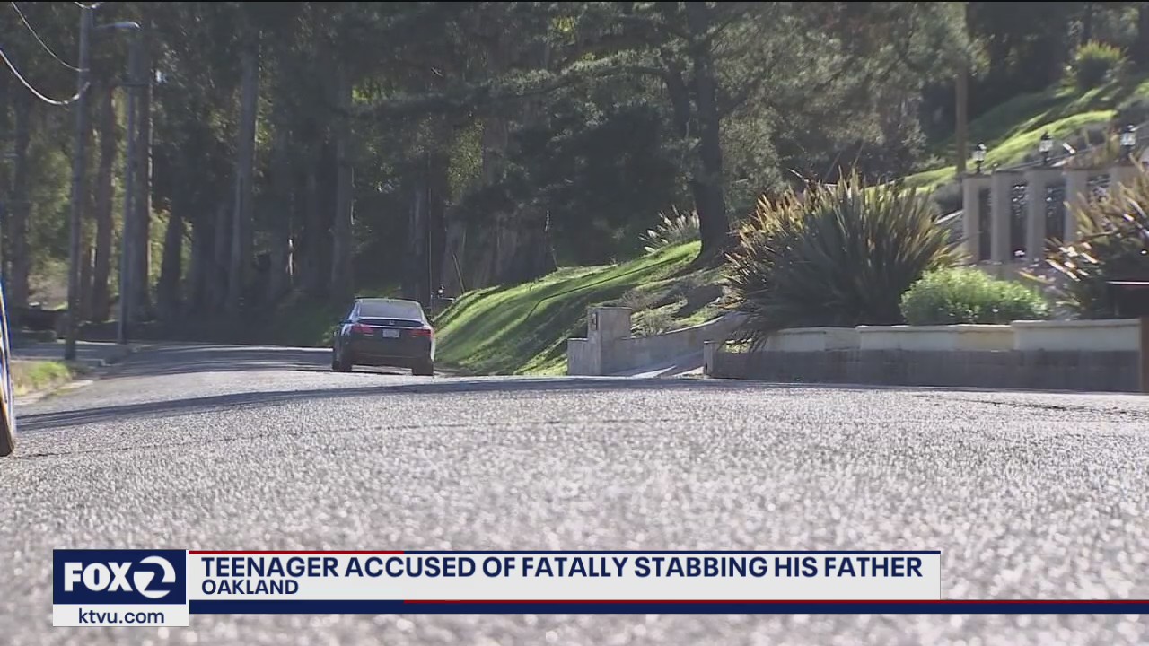 Teenager accused of stabbing his father to death in Oakland