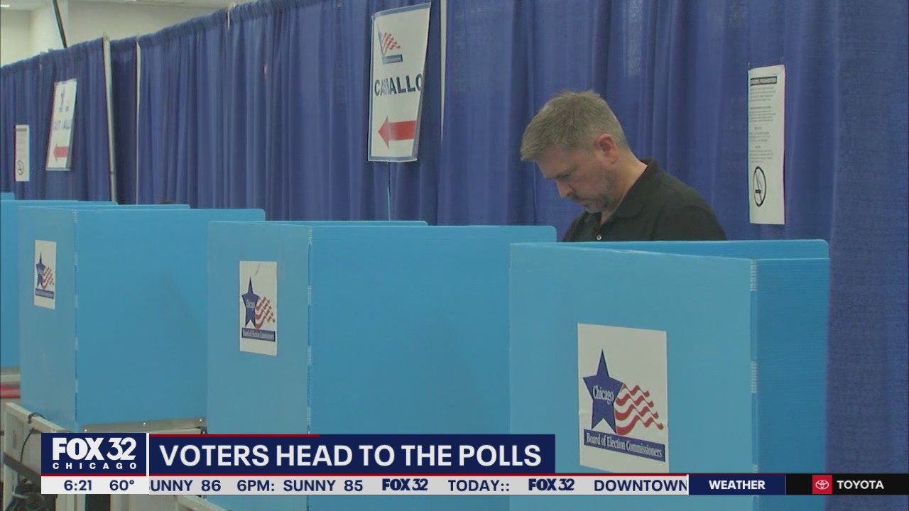 Polls open for voting in Illinois Primary 2022