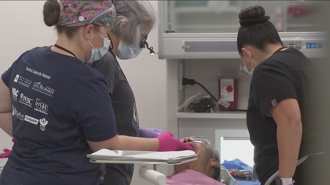 Free dental care event helps veterans in Pasco County