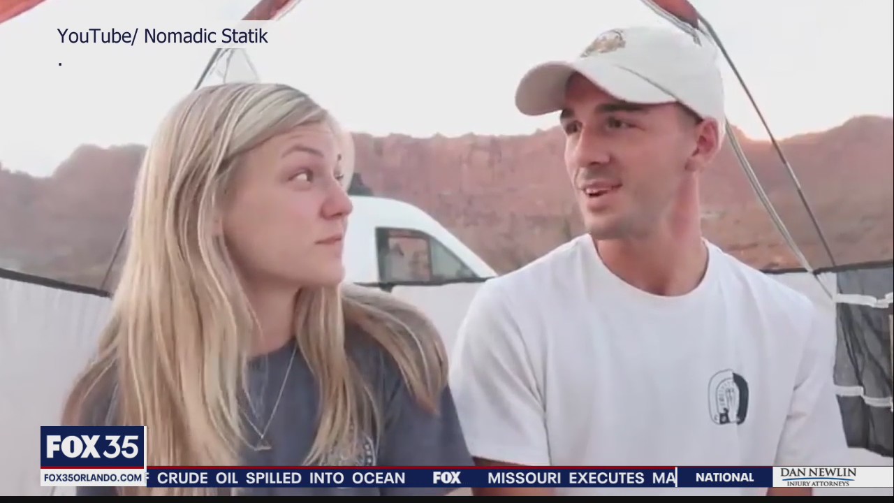 Gabby Petito case: Sister of Brian Laundrie speaks to protesters outside Florida home