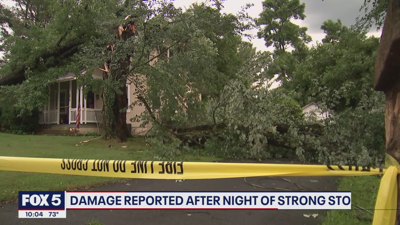 Damage reported after night of strong storms