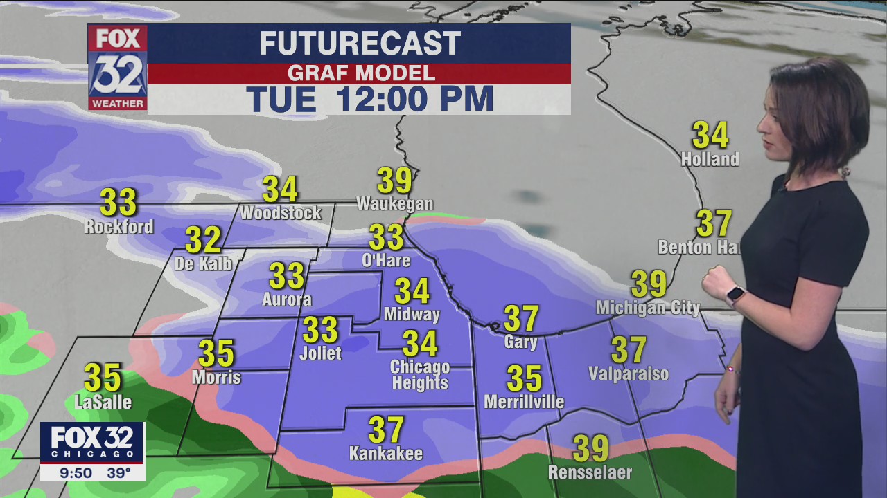 Evening forecast for Chicagoland on Dec. 26