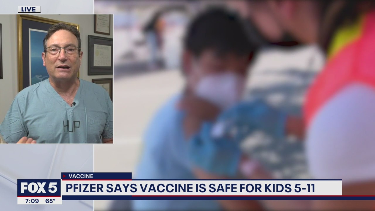 Pfizer says COVID-19 vaccine is safe for kids 5 to 11