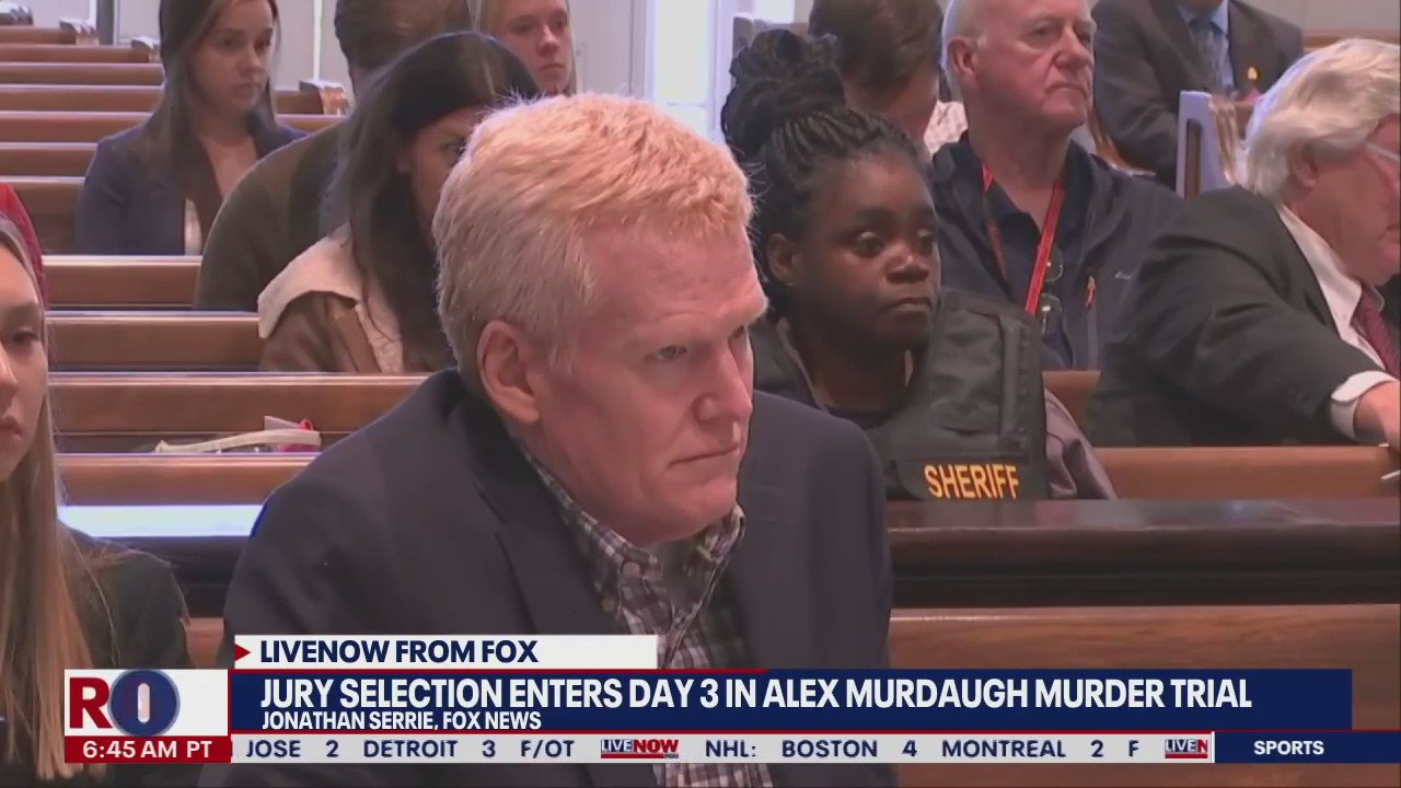 Jury selection enters Day 3 in Alex Murdaugh murder trial