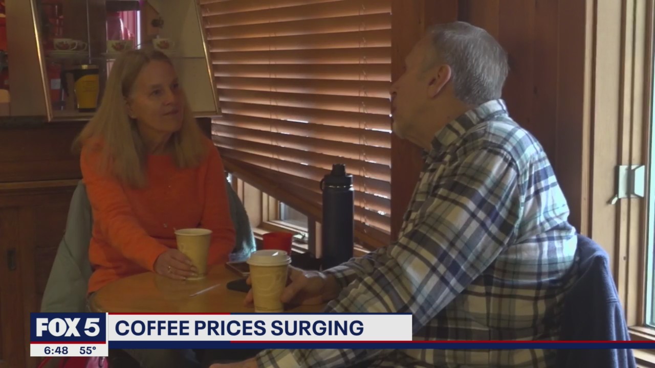 Coffee prices surging