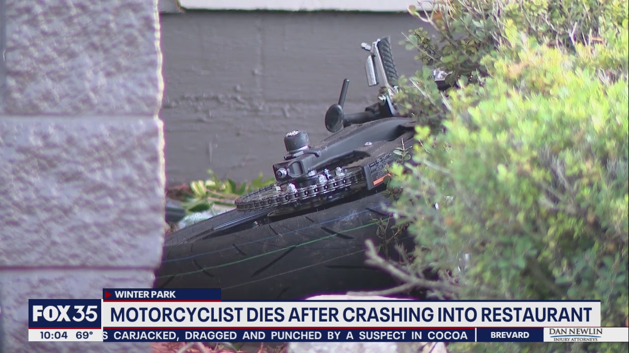 FHP: Motorcyclist dies after crashing into Winter Park restaurant