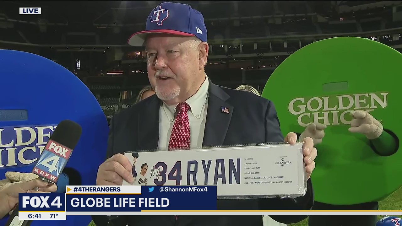 Texas Rangers celebrate 50th season