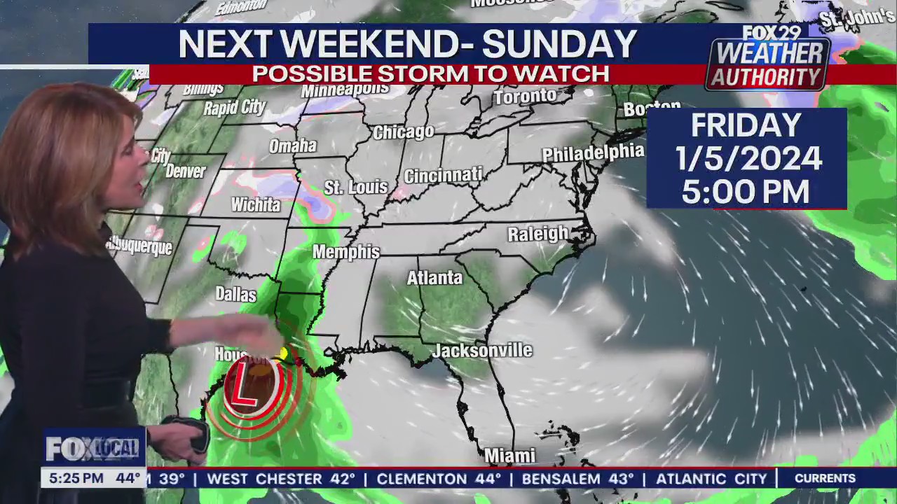 Weather Authority: Monday 5 p.m. forecast