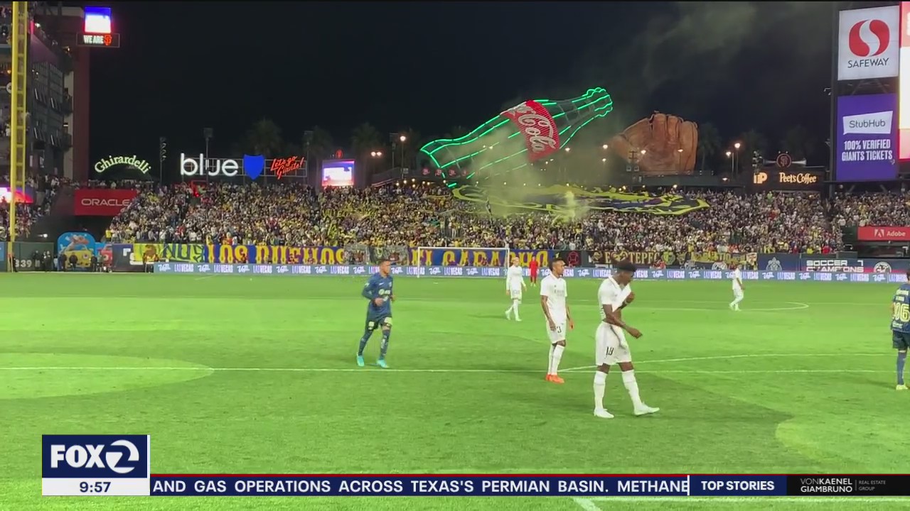 Oracle Park hosted a world class soccer match for the first time in 9 years.