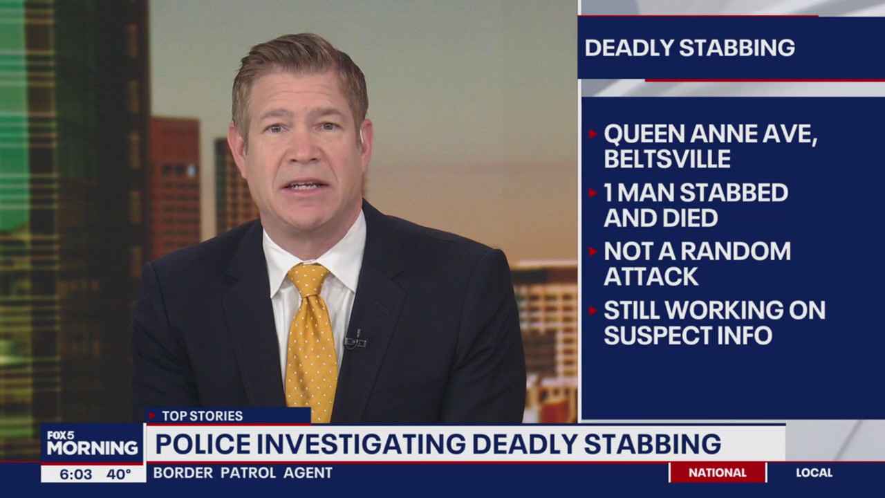 Man stabbed, killed inside Beltsville home