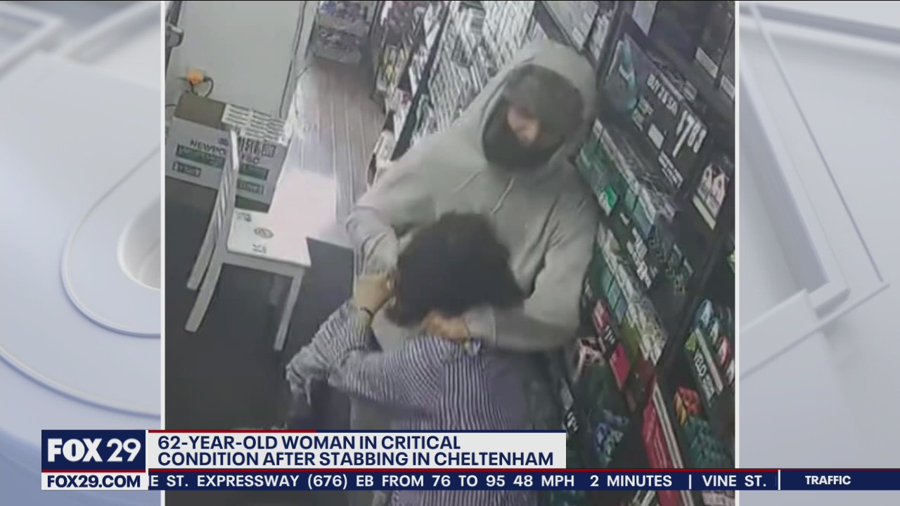 Woman in critical condition after stabbing, robbery inside Cheltenham store, police say