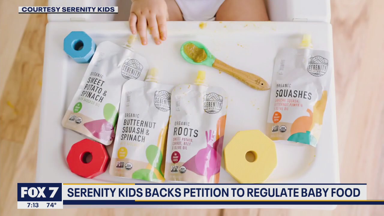 Serenity Kids backs petition to have the FDA regulate baby food