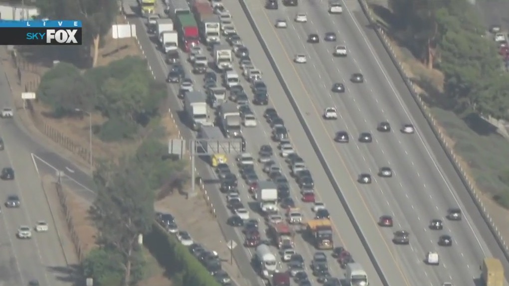 Semi-truck spills 60 gallons of diesel