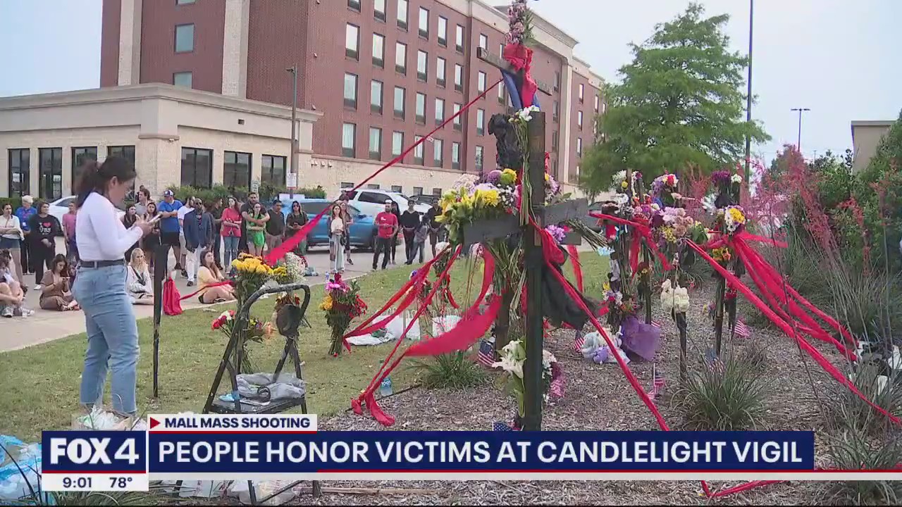 Allen Premium Outlets Shooting: Vigil held for victims, community