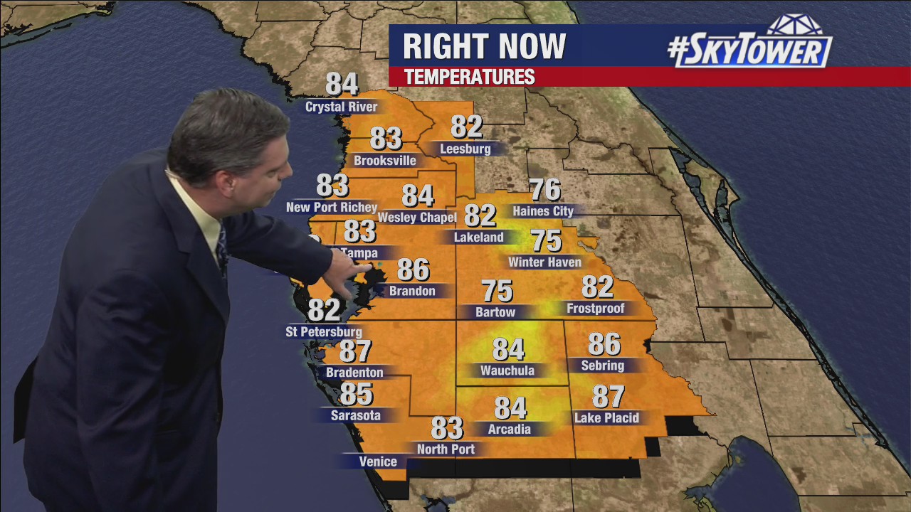 Monday afternoon forecast
