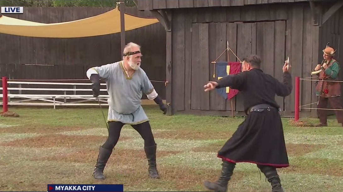 LARPing live at the Sarasota Medieval Fair