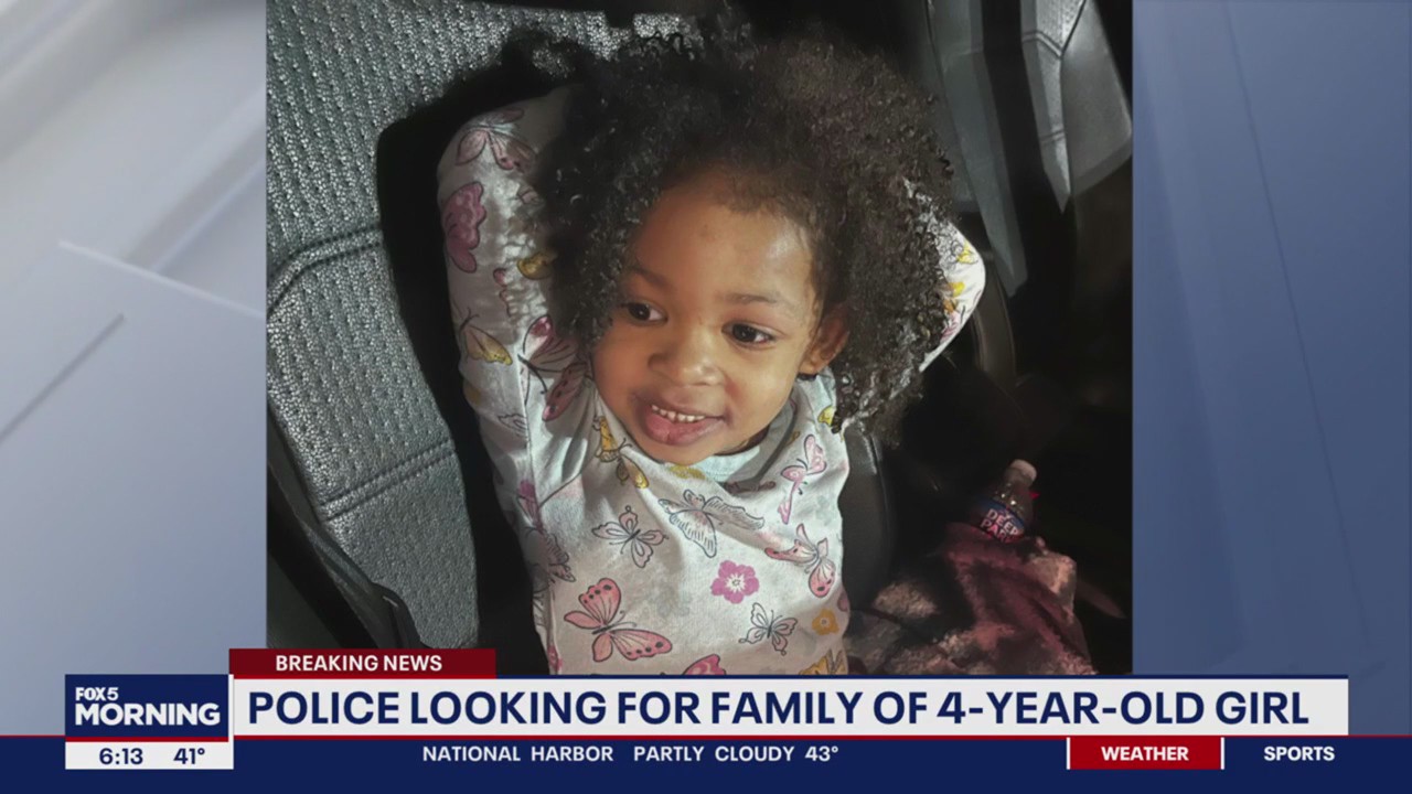 4-year-old girl found alone on Laurel street; police unable to determine identity