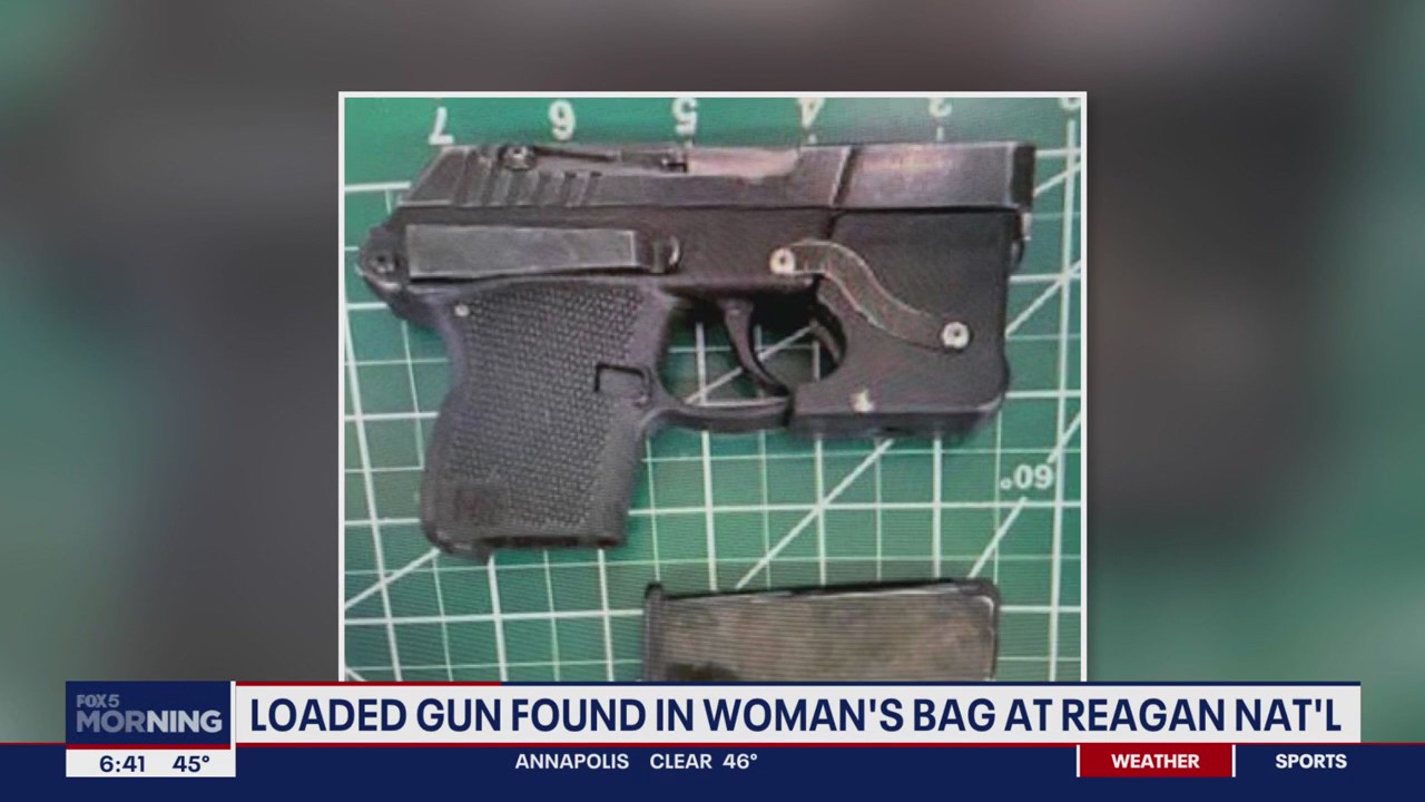 Loaded gun found in Spotsylvania woman’s purse at Reagan National Airport