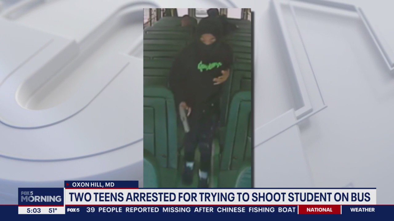 2 teens in custody after school bus attack