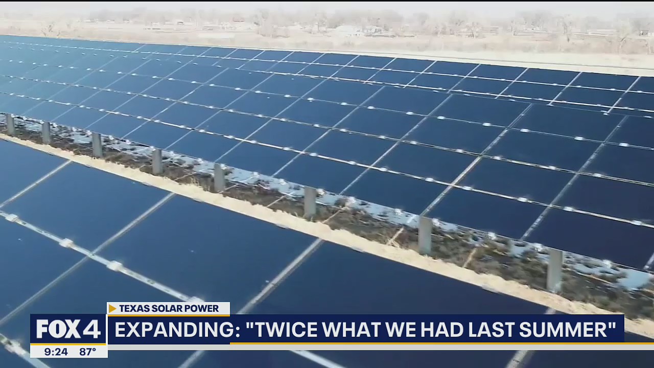 Solar and wind power could save Texas power grid