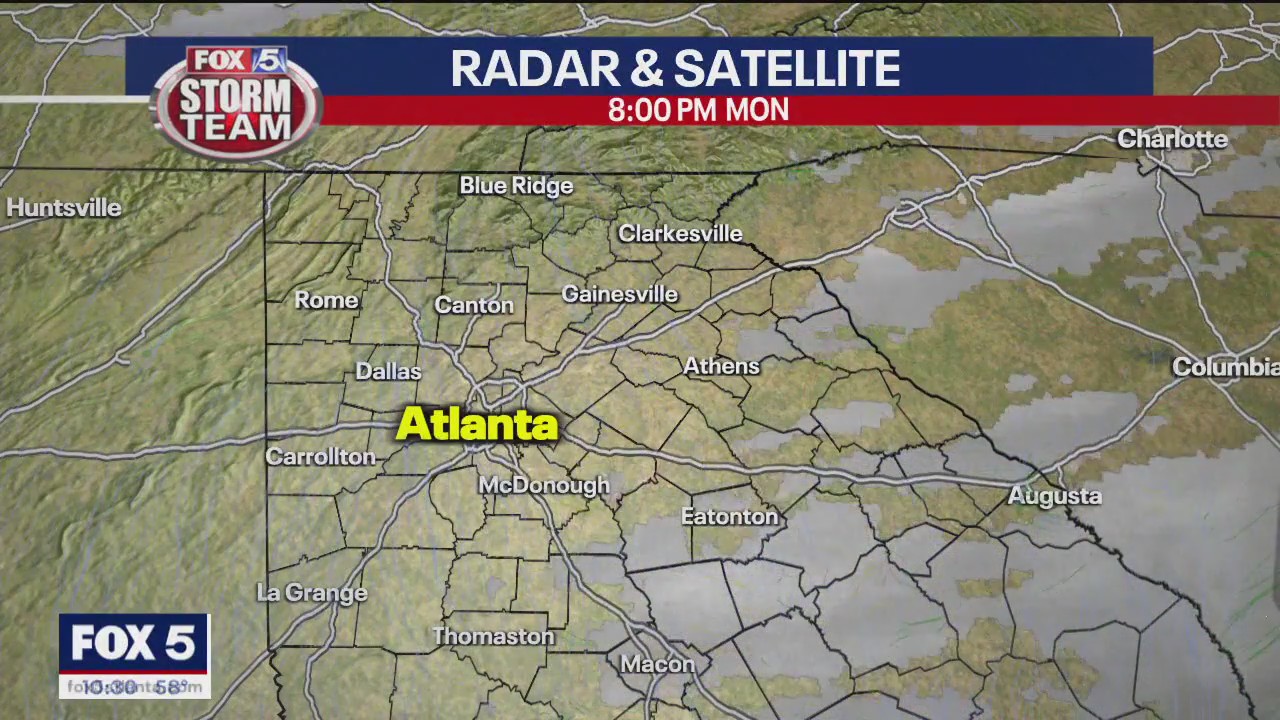 Monday late night forecast