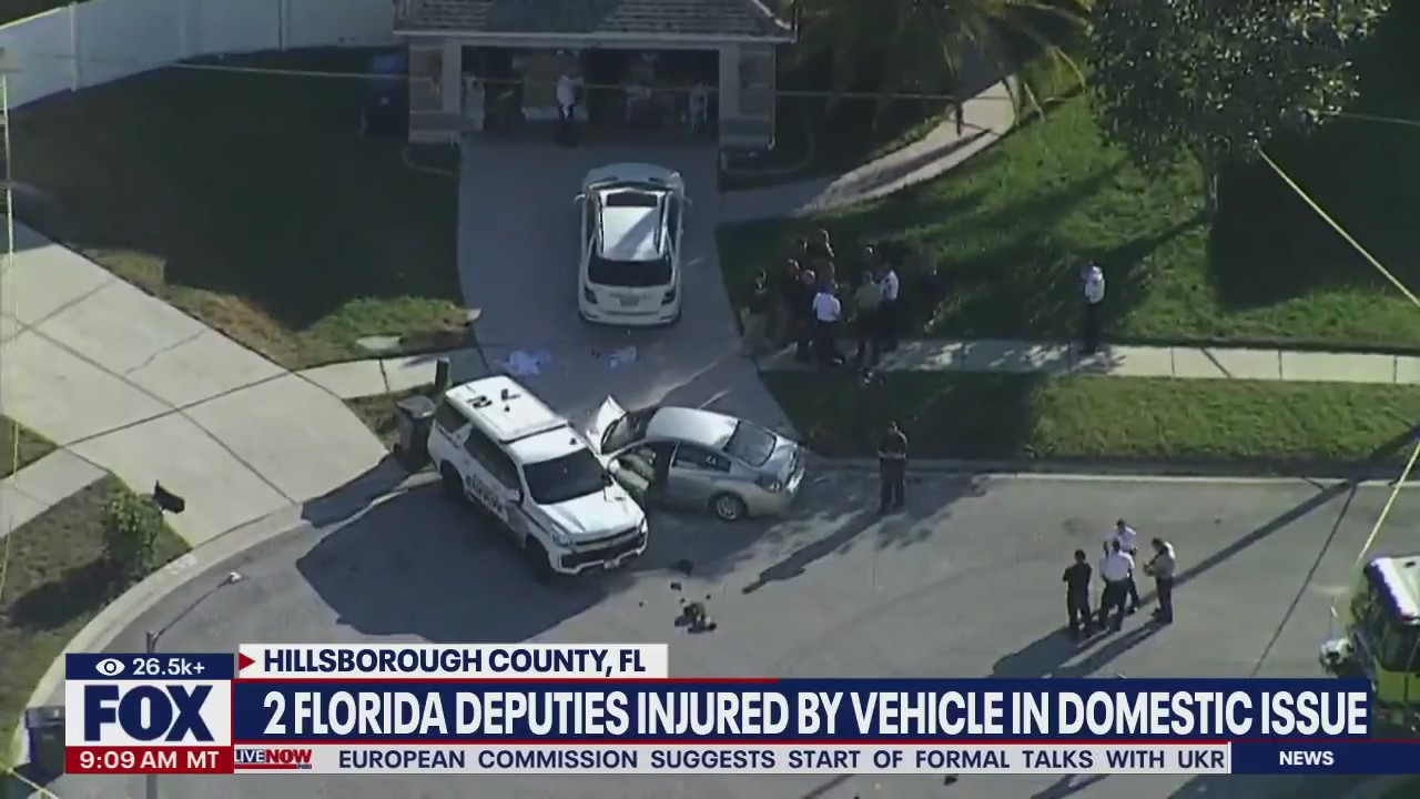 Driver rams, seriously injures 2 Florida deputies
