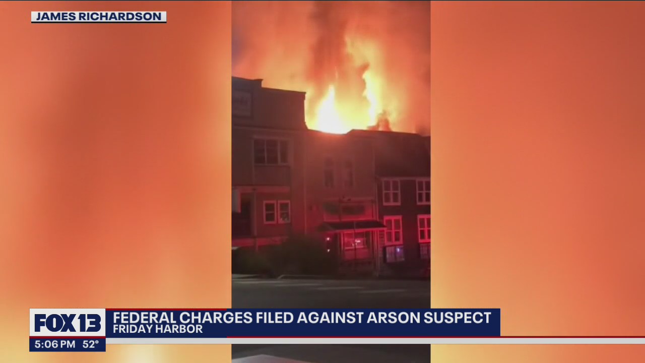 Federal charges filed against arson suspect