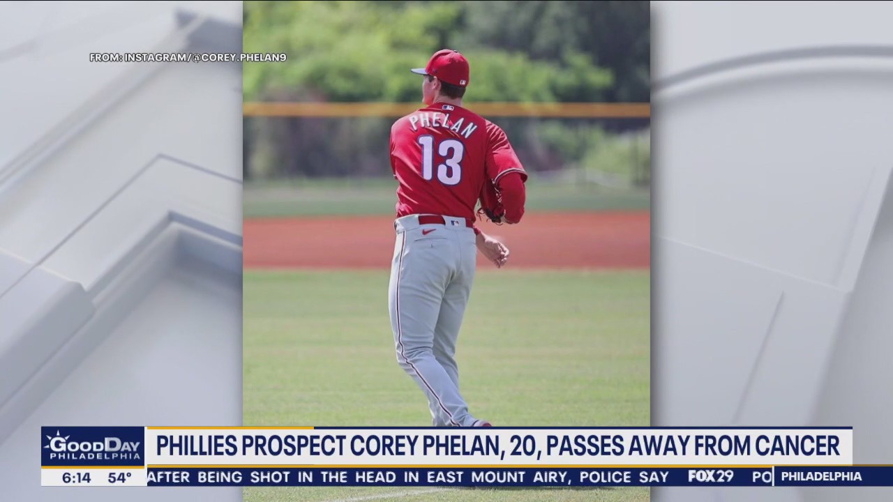 Phillies Minor Leaguer Corey Phelan dies from cancer at age 20