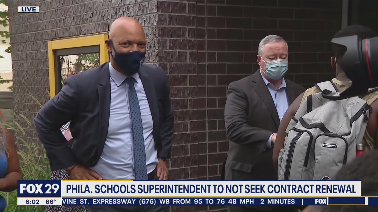 School District of Philadelphia Superintendent Dr. William Hite will not seek contract renewal