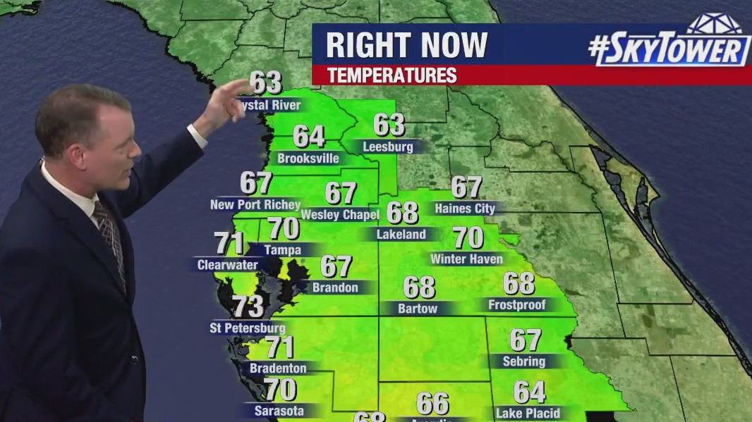 Monday morning forecast
