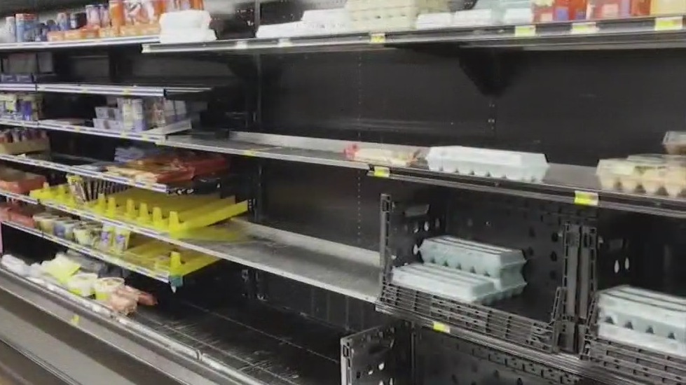 Grocery stores experiencing supply shortages