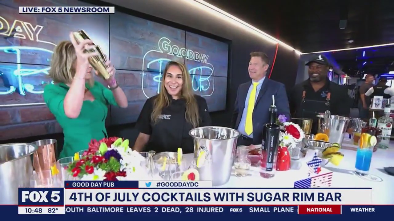 4th of July cocktails with Sugar Rim Bar