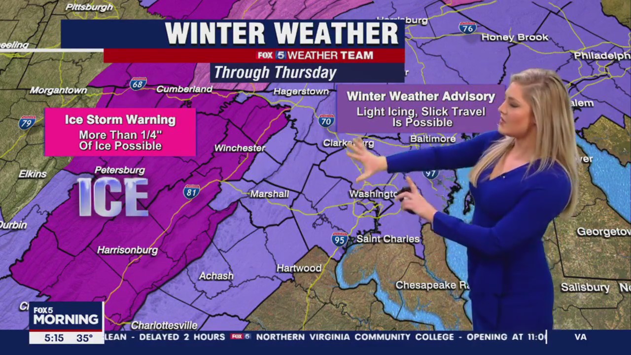 FOX 5 Weather forecast for Thursday, December 15