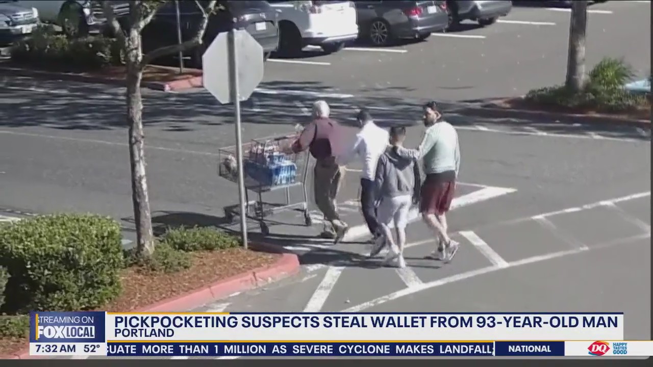 Pickpocketing suspects steal wallet from 93-year-old man