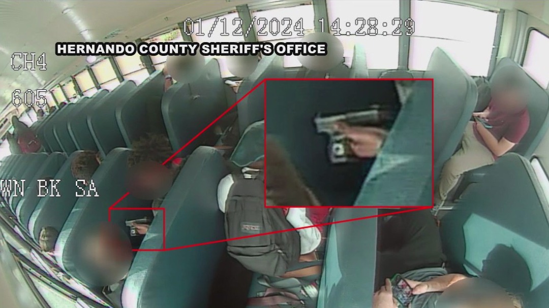 Student brings gun on Hernando County school bus