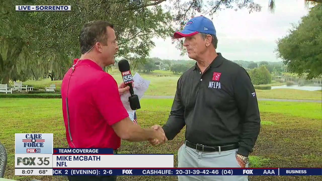 NFL stars at 'Golf for the Angels' Veterans Day charity event